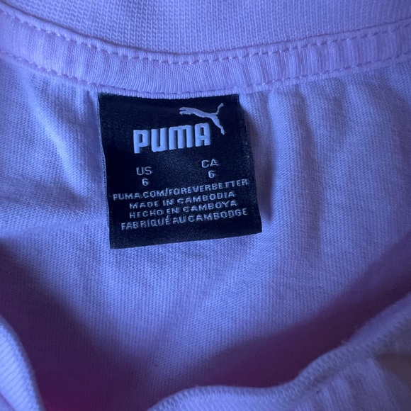 Puma Pastel Pink Girl T-shirt - Picture 4 of 5